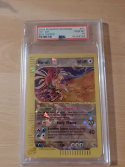 2003 POKEMON SKYRIDGE BOX TOPPER #11 HO-OH PROMO HOLO - PSA 10 - POP 95! - Image 1