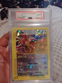 2003 POKEMON SKYRIDGE BOX TOPPER #11 HO-OH PROMO HOLO - PSA 10 - POP 95! - Image 2
