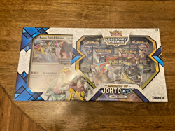 Pokemon TCG Legends of Johto GX Collection Box Raikou Entei Suicune 2017 - Image 1