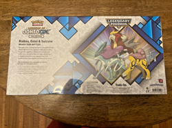 Pokemon TCG Legends of Johto GX Collection Box Raikou Entei Suicune 2017 - Image 3