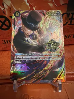 Sabo OP07-118 SEC ONE PIECE Card Game Japanese 3rd ANNIVERSARY SET English Ver - Image 1