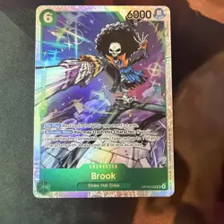 Brook OP15-032 SR, Adventure on Kami’s Island, One Piece Card Game, Bandai, Holo - Image 1