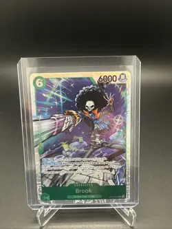 One Piece TCG Brook OP15-032 SR Character Card Adventure on Kami's Island - Image 1