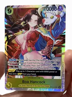 Boa Hancock OP14-112 The Azure Sea's Seven English One Piece TCG Super Rare NM - Image 1