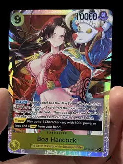 Boa Hancock OP14-112 The Azure Sea's Seven English One Piece TCG Super Rare NM - Image 3