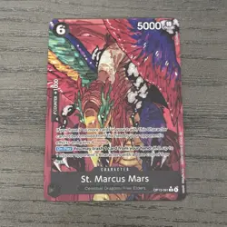 ONE PIECE TCG St. Marcus Mars Alternate Art OP13-091 Carrying On His Will FOIL - Image 1