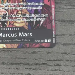 ONE PIECE TCG St. Marcus Mars Alternate Art OP13-091 Carrying On His Will FOIL - Image 2