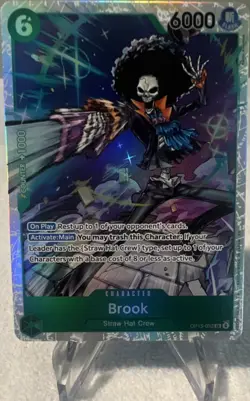 One Piece Adventure on Kami’s Island OP-15-EB04 - Brook Super Rare OP15-032 - Image 1