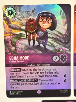 Disney Lorcana Wilds Unknown - Incredibles Lot - Epic (2) & (1) Legendary - Image 2