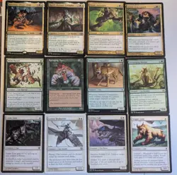 MTG Cat creature lot. 12 Cards. Selesyna Colors. - Image 1