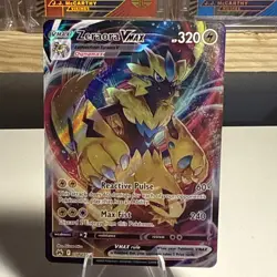 Pokemon TCG Zeraora VMAX Holo Ultra Rare Card Crown Zenith 054/159 NM Condition - Image 1