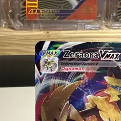 Pokemon TCG Zeraora VMAX Holo Ultra Rare Card Crown Zenith 054/159 NM Condition - Image 3