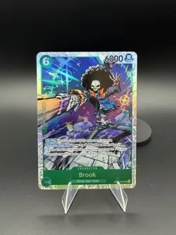 One Piece Bandai Brook Character Foil Card OP15-032 English - Image 1