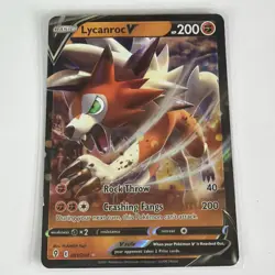 Lycanroc V 91/203 - Evolving Skies - Ultra Rare Holo - NM/Mint Pokemon TCG Card - Image 1