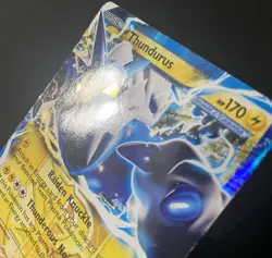 Thundurus EX (Team Plasma) BW81 Black & White Holo Promo - Pokemon Card - Image 3