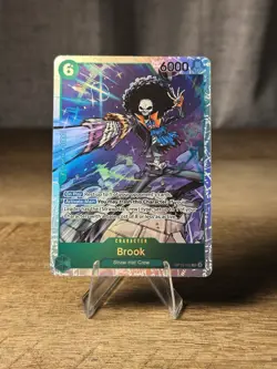 Brook OP15-032 SR Adventure On Kami’s Island One Piece Card Game English - Image 1