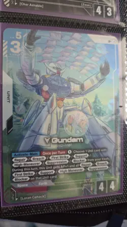 Gundam Card Game Turn A Gundam GD04-067 Nm/mint Alternate Art LR+ - Image 1