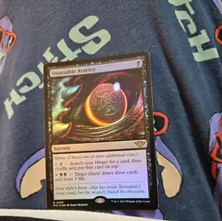 MTG Insatiable Avarice Rare Outlaws of thunder junction FOIL - Image 1