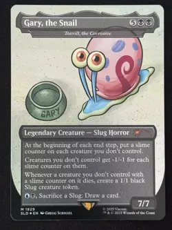 1x MTG Gary, the Snail - Toxrill, the Corrosive (Rainbow Foil) - (SLD) #1929 - Image 3