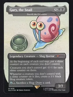 1x MTG Gary, the Snail - Toxrill, the Corrosive (Rainbow Foil) - (SLD) #1929 - Image 5