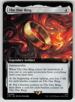 The One Ring (Extended Art) The Lord of the Rings 380 MTG NM - Image 1