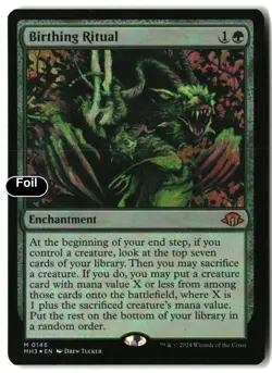 MTG Birthing Ritual [MH3 - 146] MP Foil - Image 2