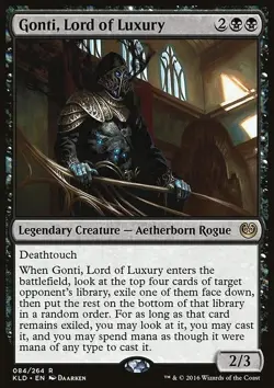 MTG Magic the Gathering Gonti, Lord of Luxury (84/291) Kaladesh LP - Image 1