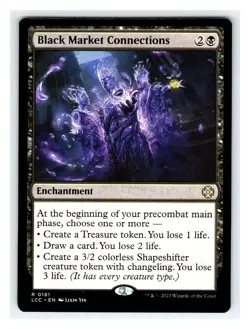 Black Market Connections, Lost Caverns of Ixalan Commander, Magic MTG LP 001 - Image 1