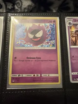 Pokemon TCG Lot 3 JPN Single Strike Gengar V 156/264 Gastly Haunter S10a - Image 3