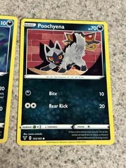 Pokemon TCG Poochyena & Mightyena 11 Card Lot Non-Holo English 095/189+ - Image 5