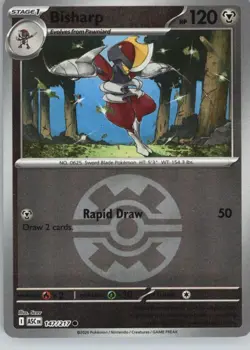 Bisharp (Quick Ball) 147/217 Common Ascended Heroes Pokemon Reverse Holo NM - Image 1