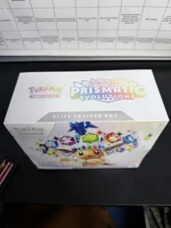 Pokemon TCG Prismatic Evolution ETB New & Sealed with a small tear (see picture) - Image 5