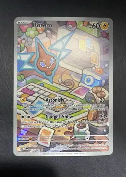 Rotom 197/182 Holo Illustration Rare SV10: Destined Rivals Pokemon TCG NM - Image 1