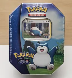 New Pokemon TCG Pokemon GO Snorlax Tin - Factory Sealed - Image 1