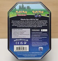 New Pokemon TCG Pokemon GO Snorlax Tin - Factory Sealed - Image 2