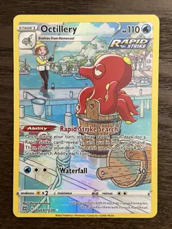 Pokemon TCG Brilliant Stars Octillery TG03/TG30 Ultra Rare - Image 1