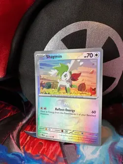 Shaymin (Master Ball Pattern) 87/131 Pokemon TCG SV: Prismatic Evolutions NM - Image 1