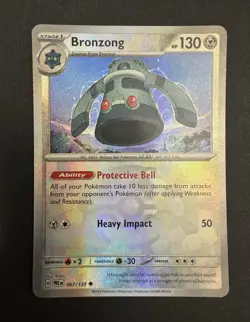 Bronzong 067/131 SV: Prismatic Evolutions Master Ball Pattern LP - Image 1