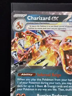 Pokemon Charizard ex 125/197 Obsidian Flames Double Rare Holofoil Near Mint - Image 5