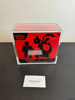 Pokemon Center Destined Rivals Elite Trainer Box ETB Sealed with Acrylic Case - Image 1