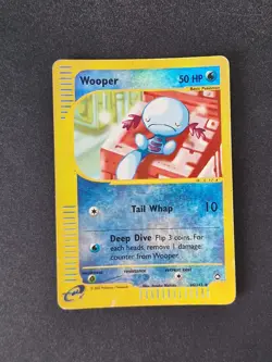 Wooper 66/147 Reverse Holo 2002 Pokemon TCG Aquapolis - MP - Image 1