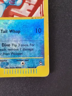 Wooper 66/147 Reverse Holo 2002 Pokemon TCG Aquapolis - MP - Image 5