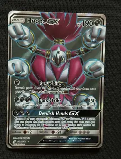 Pokemon Hoopa GX 166/181 Sm-Team Up Holo - Image 1