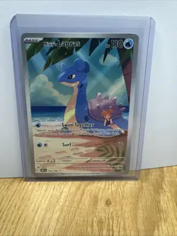 Misty's Lapras 194/182 Illustration Rare SV10: Destined Rivals Pokemon TCG NM - Image 1