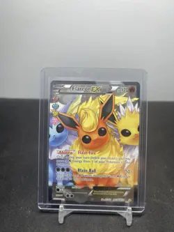 2016 Pokemon RC28-32 Flareon EX Full Art Generations: Radiant Collection Holo LP - Image 1