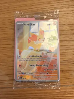 Pokemon Fennekin 080 Pokemon Center Sealed Stamped Promo | Chaos Rising - Image 1