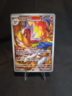 Pokemon TCG Infernape 173/167 Sv06 Twilight Masquerade IR Full Art Holo EN - Image 1