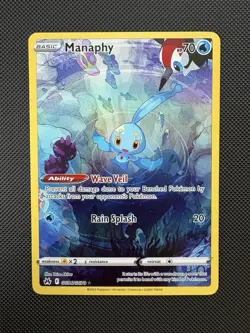Pokemon TCG Manaphy Crown Zenith Galarian Gallery GG06/GG70 - Image 1