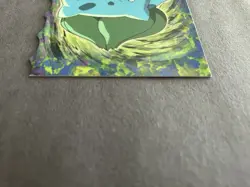 1999 Topps Pokemon Movie #E1 Bulbasaur Black Logo Diecut - Image 5