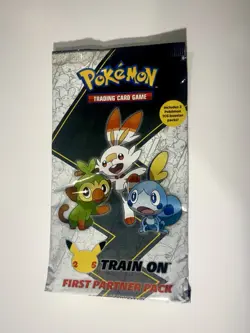 25th Anniversary First Partner Pack “Galar” Pokemon TCG Jumbo Pack!!Sealed!!2021 - Image 1